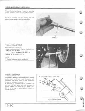 1985-1986 Honda Fourtrax 125 TRX125 Shop Manual, Page 170