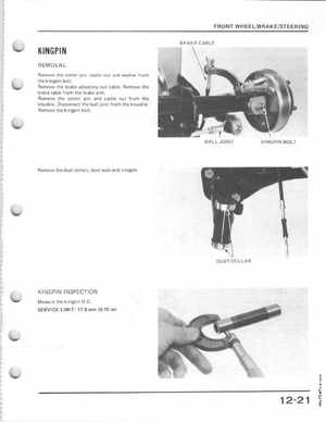 1985-1986 Honda Fourtrax 125 TRX125 Shop Manual, Page 171