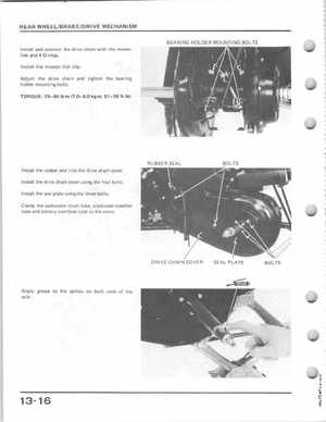 1985-1986 Honda Fourtrax 125 TRX125 Shop Manual, Page 195