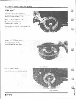 1985-1986 Honda Fourtrax 125 TRX125 Shop Manual, Page 197