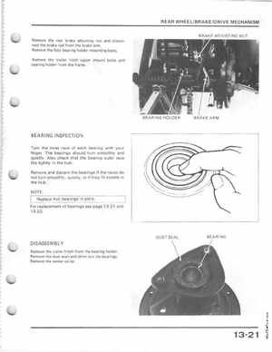1985-1986 Honda Fourtrax 125 TRX125 Shop Manual, Page 200