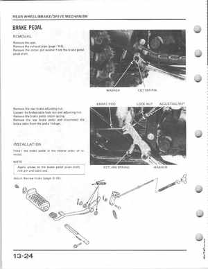 1985-1986 Honda Fourtrax 125 TRX125 Shop Manual, Page 203