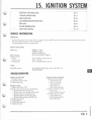 1985-1986 Honda Fourtrax 125 TRX125 Shop Manual, Page 209