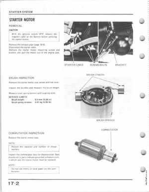 1985-1986 Honda Fourtrax 125 TRX125 Shop Manual, Page 222