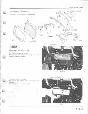 1985-1986 Honda Fourtrax 125 TRX125 Shop Manual, Page 228