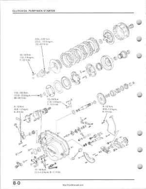 1985-1987 Honda TRX 250 Fourtrax 250 Service Manual, Page 81