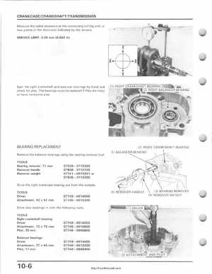 1985-1987 Honda TRX 250 Fourtrax 250 Service Manual, Page 119