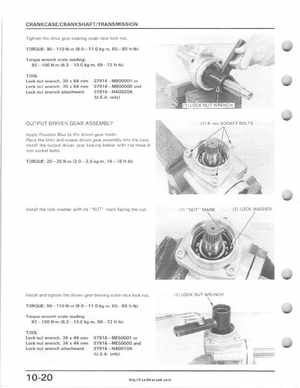1985-1987 Honda TRX 250 Fourtrax 250 Service Manual, Page 133
