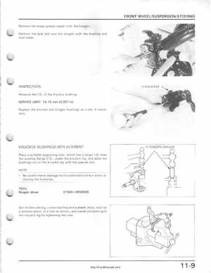 1985-1987 Honda TRX 250 Fourtrax 250 Service Manual, Page 146