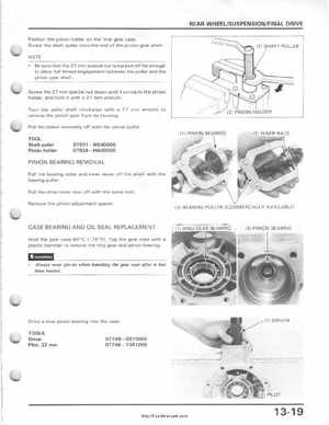 1985-1987 Honda TRX 250 Fourtrax 250 Service Manual, Page 192