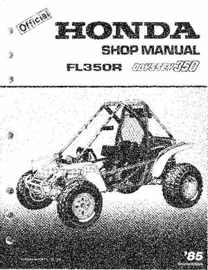1985 Honda Odyssey 350 FL350R Shop Manual, Page 1