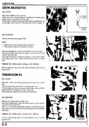 1985 Honda Odyssey 350 FL350R Shop Manual, Page 17