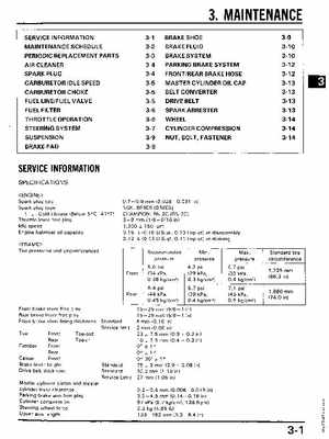 1985 Honda Odyssey 350 FL350R Shop Manual, Page 19