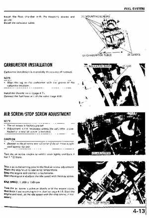 1985 Honda Odyssey 350 FL350R Shop Manual, Page 46