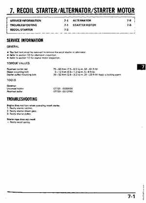 1985 Honda Odyssey 350 FL350R Shop Manual, Page 66