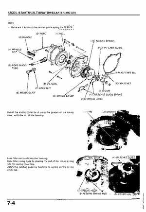1985 Honda Odyssey 350 FL350R Shop Manual, Page 69