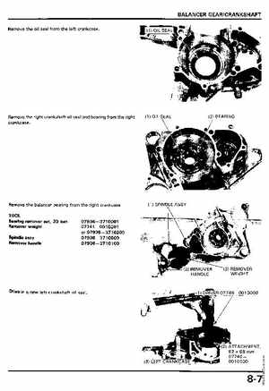 1985 Honda Odyssey 350 FL350R Shop Manual, Page 82