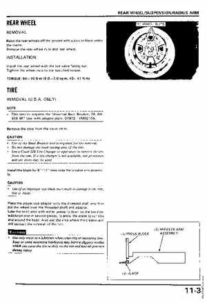1985 Honda Odyssey 350 FL350R Shop Manual, Page 136