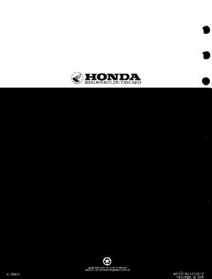 1985 Honda Odyssey 350 FL350R Shop Manual, Page 202