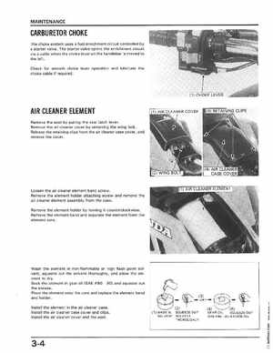 1986-1987 Honda TRX350 FourTrax 4X4, 1987-1989 TRX350D Foreman 4X4 Service Manual, Page 27