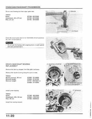 1986-1987 Honda TRX350 FourTrax 4X4, 1987-1989 TRX350D Foreman 4X4 Service Manual, Page 154