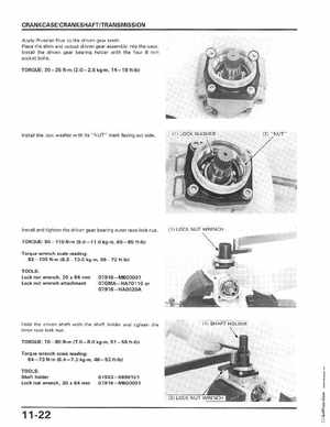 1986-1987 Honda TRX350 FourTrax 4X4, 1987-1989 TRX350D Foreman 4X4 Service Manual, Page 156