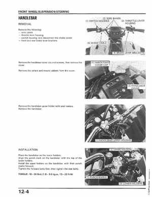 1986-1987 Honda TRX350 FourTrax 4X4, 1987-1989 TRX350D Foreman 4X4 Service Manual, Page 163