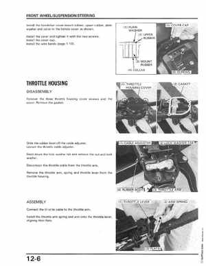 1986-1987 Honda TRX350 FourTrax 4X4, 1987-1989 TRX350D Foreman 4X4 Service Manual, Page 165