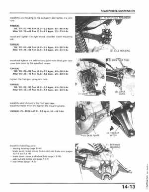1986-1987 Honda TRX350 FourTrax 4X4, 1987-1989 TRX350D Foreman 4X4 Service Manual, Page 219