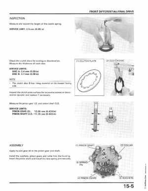 1986-1987 Honda TRX350 FourTrax 4X4, 1987-1989 TRX350D Foreman 4X4 Service Manual, Page 225
