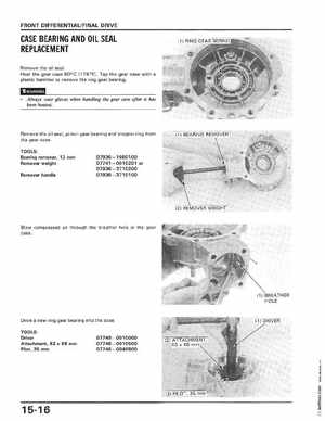 1986-1987 Honda TRX350 FourTrax 4X4, 1987-1989 TRX350D Foreman 4X4 Service Manual, Page 236