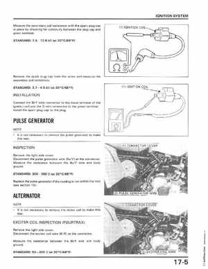 1986-1987 Honda TRX350 FourTrax 4X4, 1987-1989 TRX350D Foreman 4X4 Service Manual, Page 255