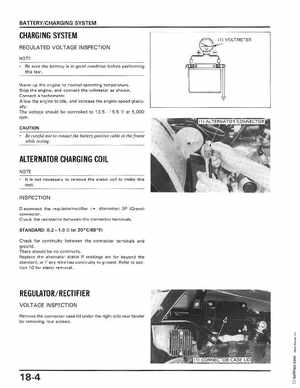1986-1987 Honda TRX350 FourTrax 4X4, 1987-1989 TRX350D Foreman 4X4 Service Manual, Page 261