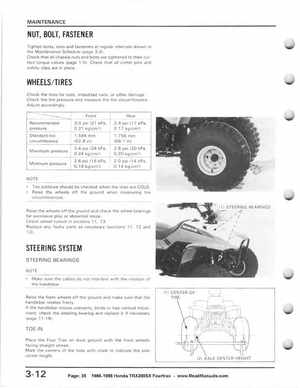 1986-1988 Honda TRX 200SX Fourtrax Service Manual, Page 35