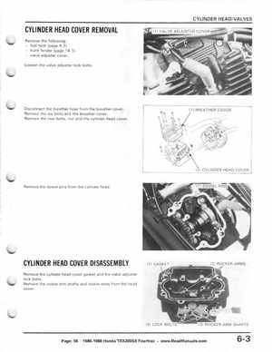 1986-1988 Honda TRX 200SX Fourtrax Service Manual, Page 56