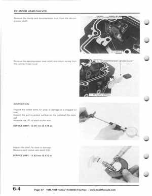 1986-1988 Honda TRX 200SX Fourtrax Service Manual, Page 57