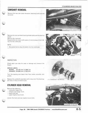 1986-1988 Honda TRX 200SX Fourtrax Service Manual, Page 58
