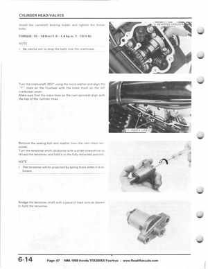 1986-1988 Honda TRX 200SX Fourtrax Service Manual, Page 67