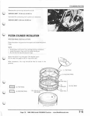 1986-1988 Honda TRX 200SX Fourtrax Service Manual, Page 75