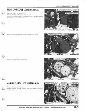 1986-1988 Honda TRX 200SX Fourtrax Service Manual, Page 80