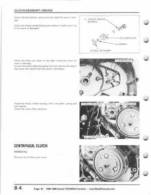 1986-1988 Honda TRX 200SX Fourtrax Service Manual, Page 81