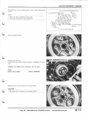 1986-1988 Honda TRX 200SX Fourtrax Service Manual, Page 88