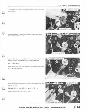 1986-1988 Honda TRX 200SX Fourtrax Service Manual, Page 90