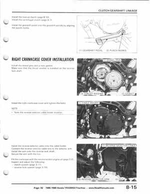 1986-1988 Honda TRX 200SX Fourtrax Service Manual, Page 92