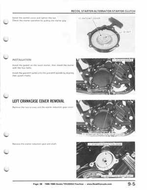 1986-1988 Honda TRX 200SX Fourtrax Service Manual, Page 98