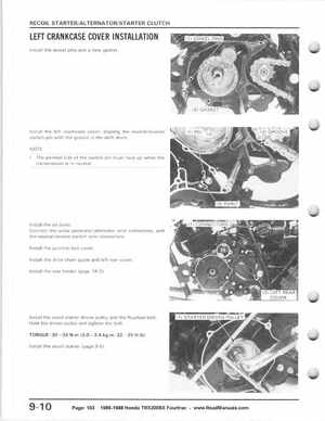 1986-1988 Honda TRX 200SX Fourtrax Service Manual, Page 103