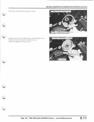 1986-1988 Honda TRX 200SX Fourtrax Service Manual, Page 104