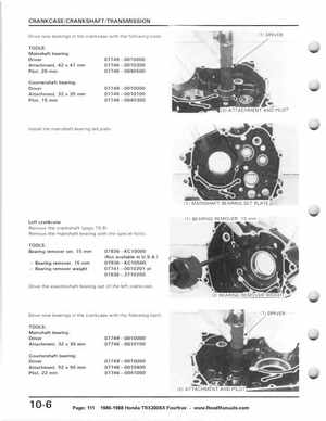 1986-1988 Honda TRX 200SX Fourtrax Service Manual, Page 111