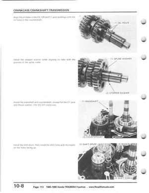 1986-1988 Honda TRX 200SX Fourtrax Service Manual, Page 113
