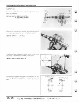 1986-1988 Honda TRX 200SX Fourtrax Service Manual, Page 115